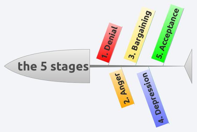 The 5 stages of grief